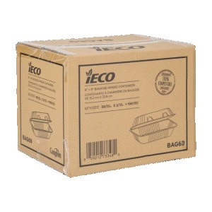 Hinged Bagasse Containers